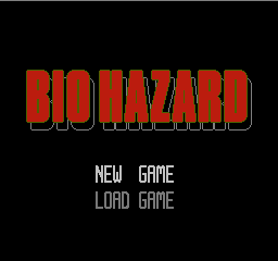 Resident Evil (bio hazard) Title Screen
